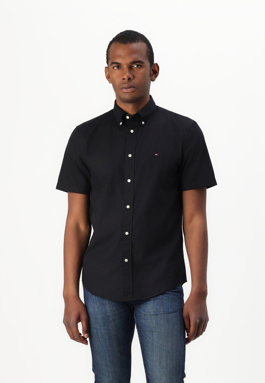 Tommy Hilfiger FLEX POPLIN SOLID - Shirt - black
