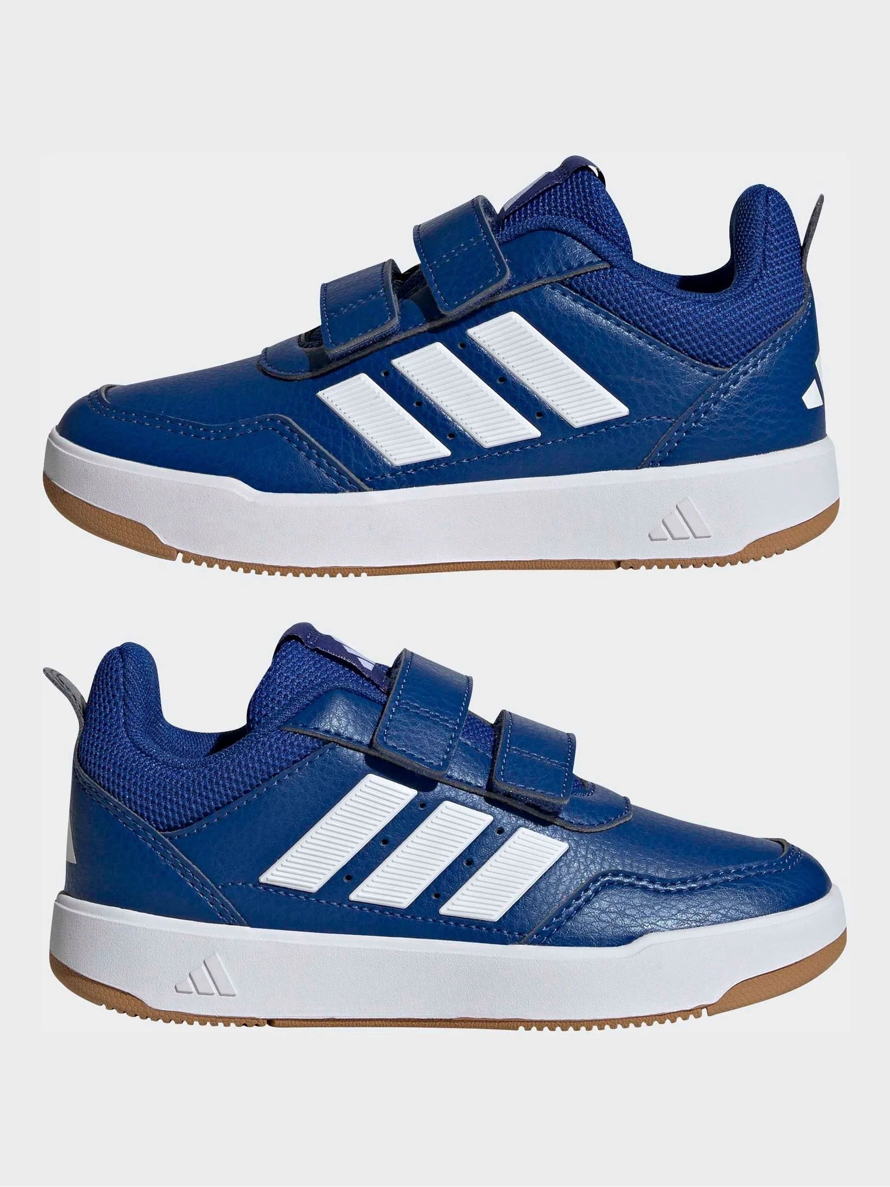 adidas Blue Hook and Loop Tensaur Sport 3.0 Junior Trainers