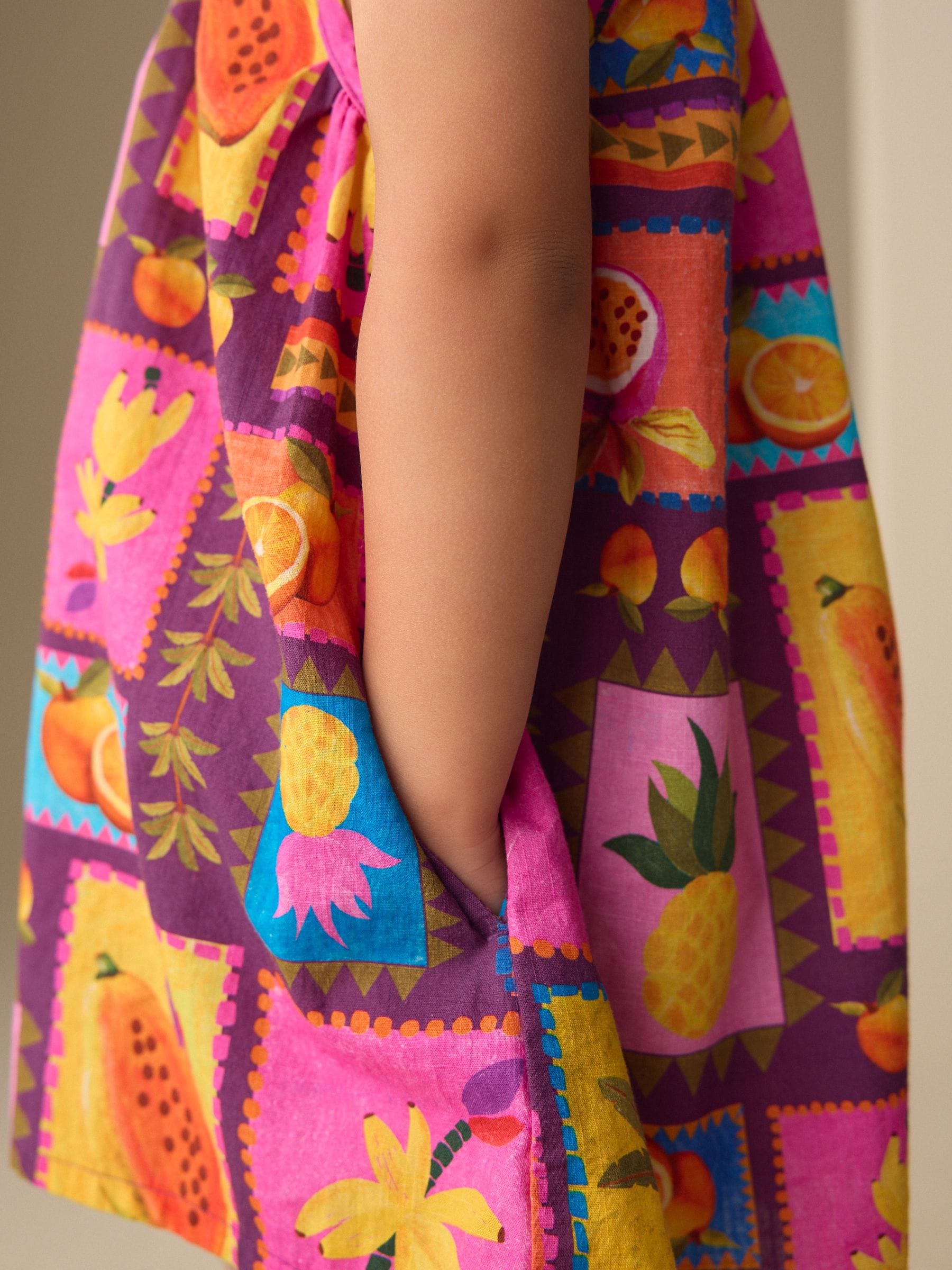 Multi Print Strappy Playsuit (3mths-10yrs)