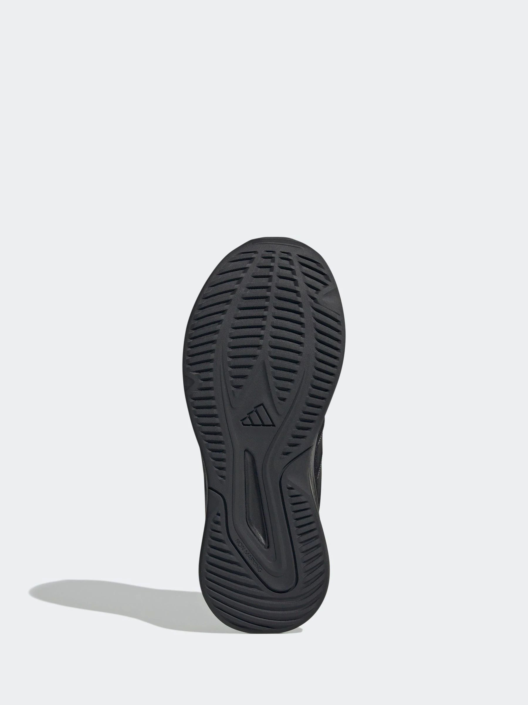 adidas Black Fortarun 4.0 Lace Junior Trainers