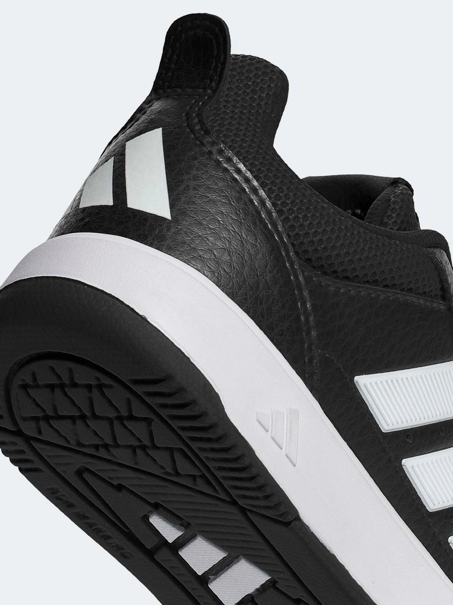 adidas Black Ground/White Hook and Loop Tensaur Sport 3.0 Junior Trainers