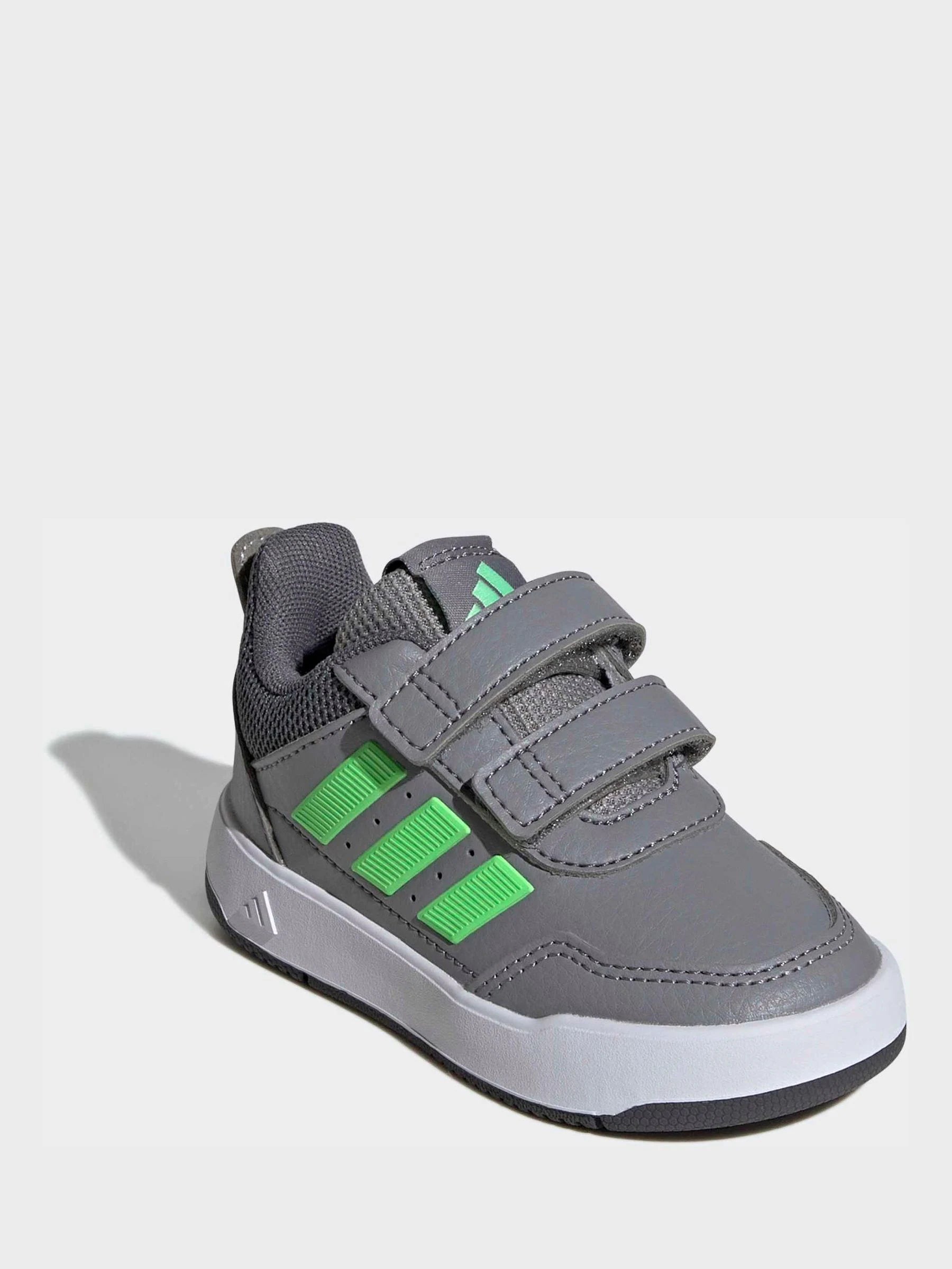 adidas Grey Hook and Loop Tensaur Sport 3.0 Infant Trainers