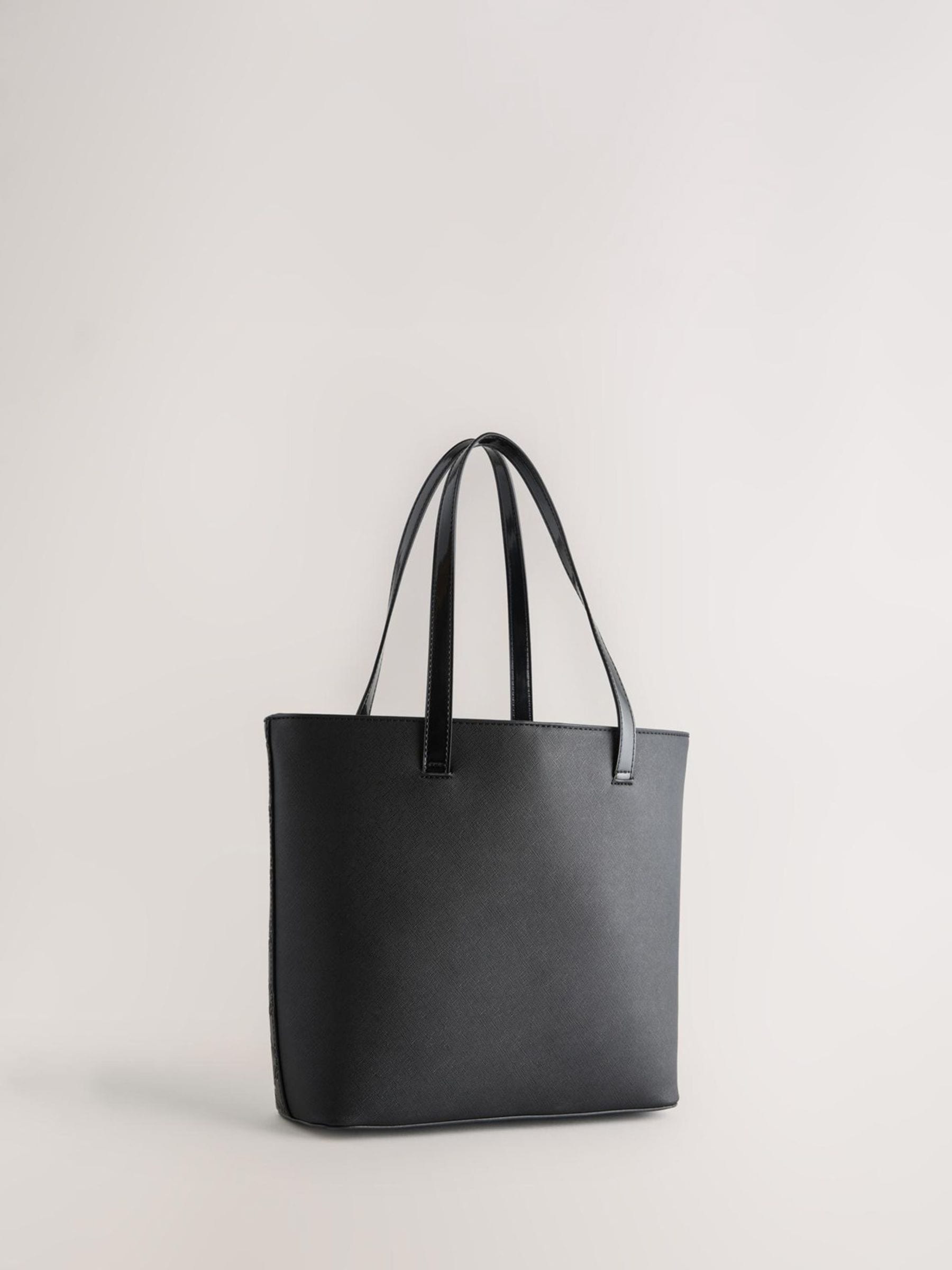 Baker by Ted Baker Back to School Black Embossed Heart Tote Bag