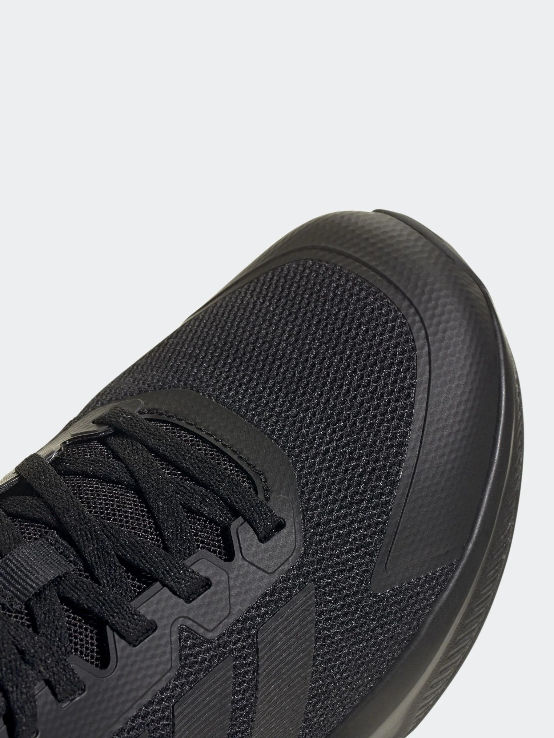 adidas Black Fortarun 4.0 Lace Junior Trainers