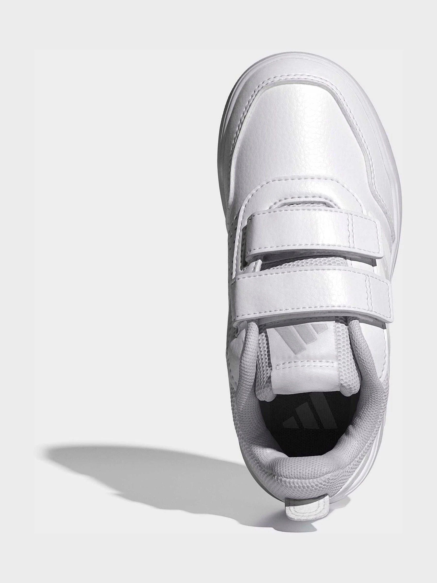 adidas White Hook and Loop Tensaur Sport 3.0 Junior Trainers