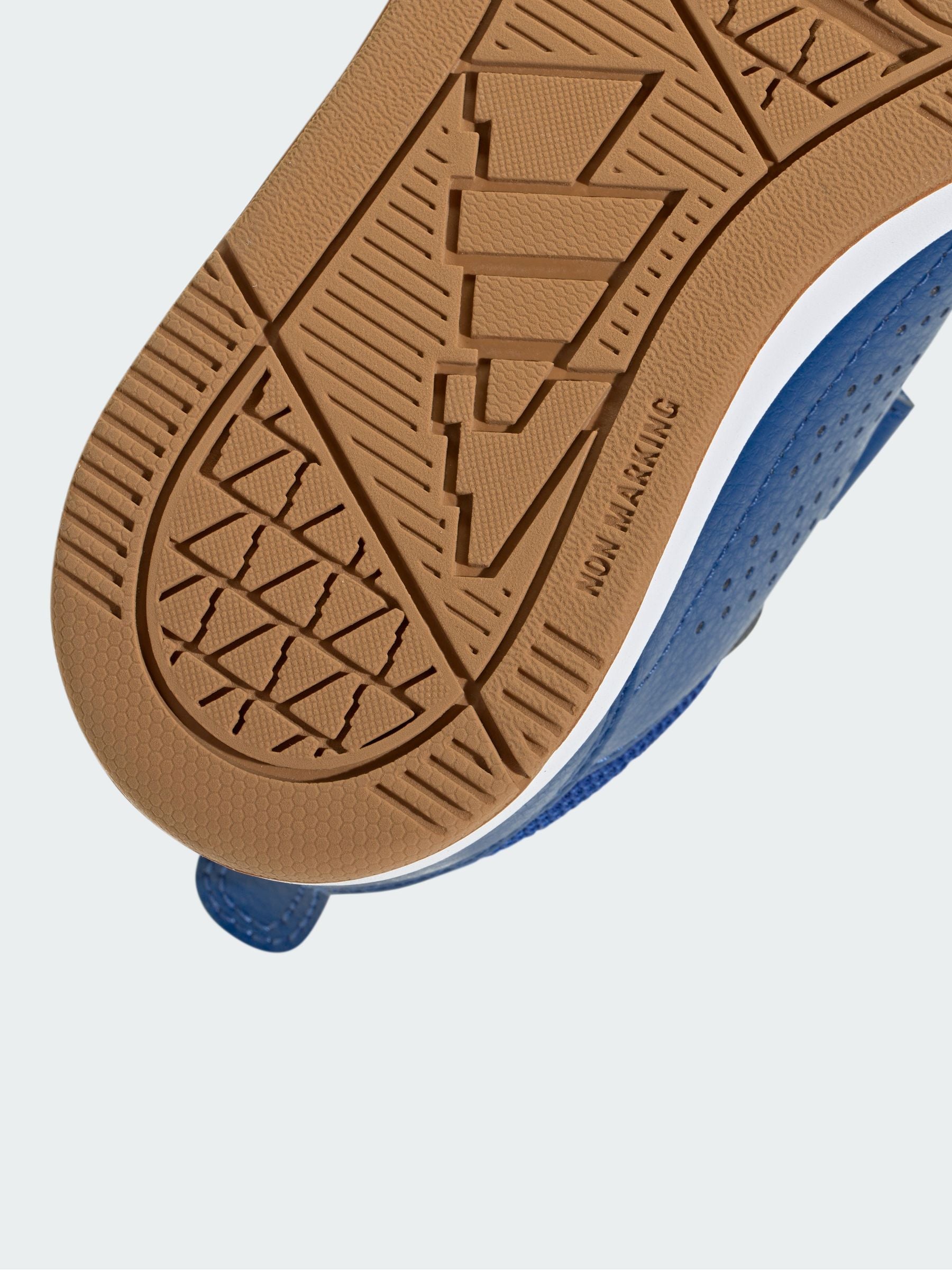 adidas Blue Hook and Loop Tensaur Sport 3.0 Junior Trainers