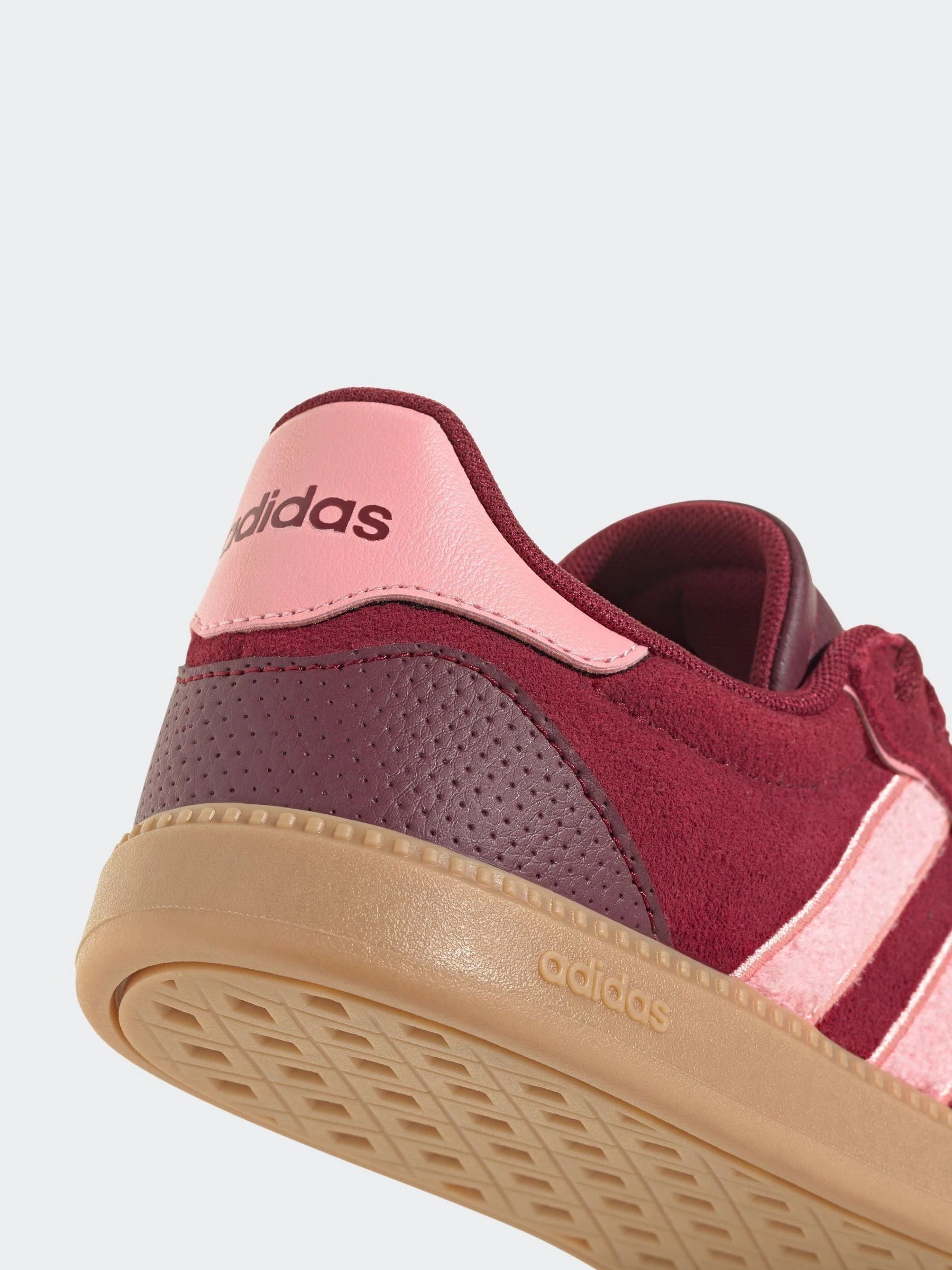 adidas Burgundy Red/Pink Breaknet Sleek Trainers
