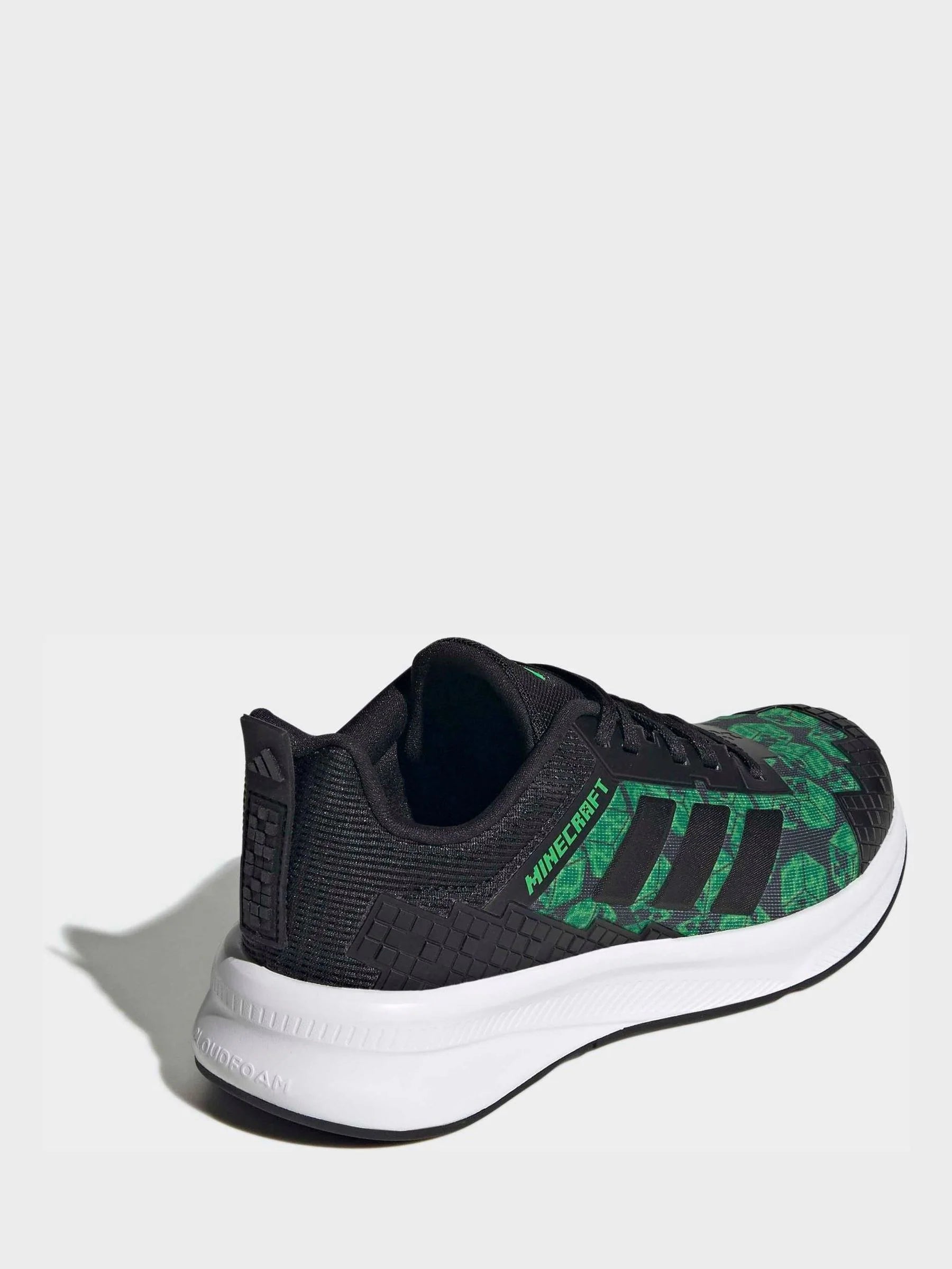 adidas Black Minecraft Fortarun 4.0 Junior Trainers
