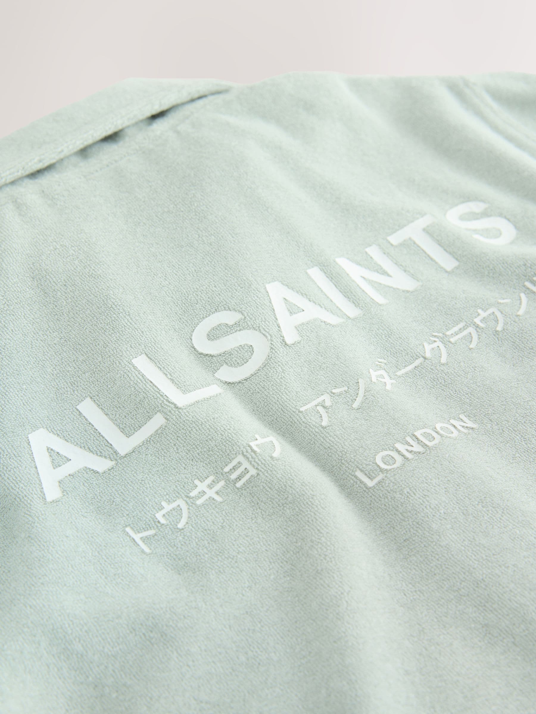 smALLSAINTS Light Green Underground Towelling Shirt and Shorts Set