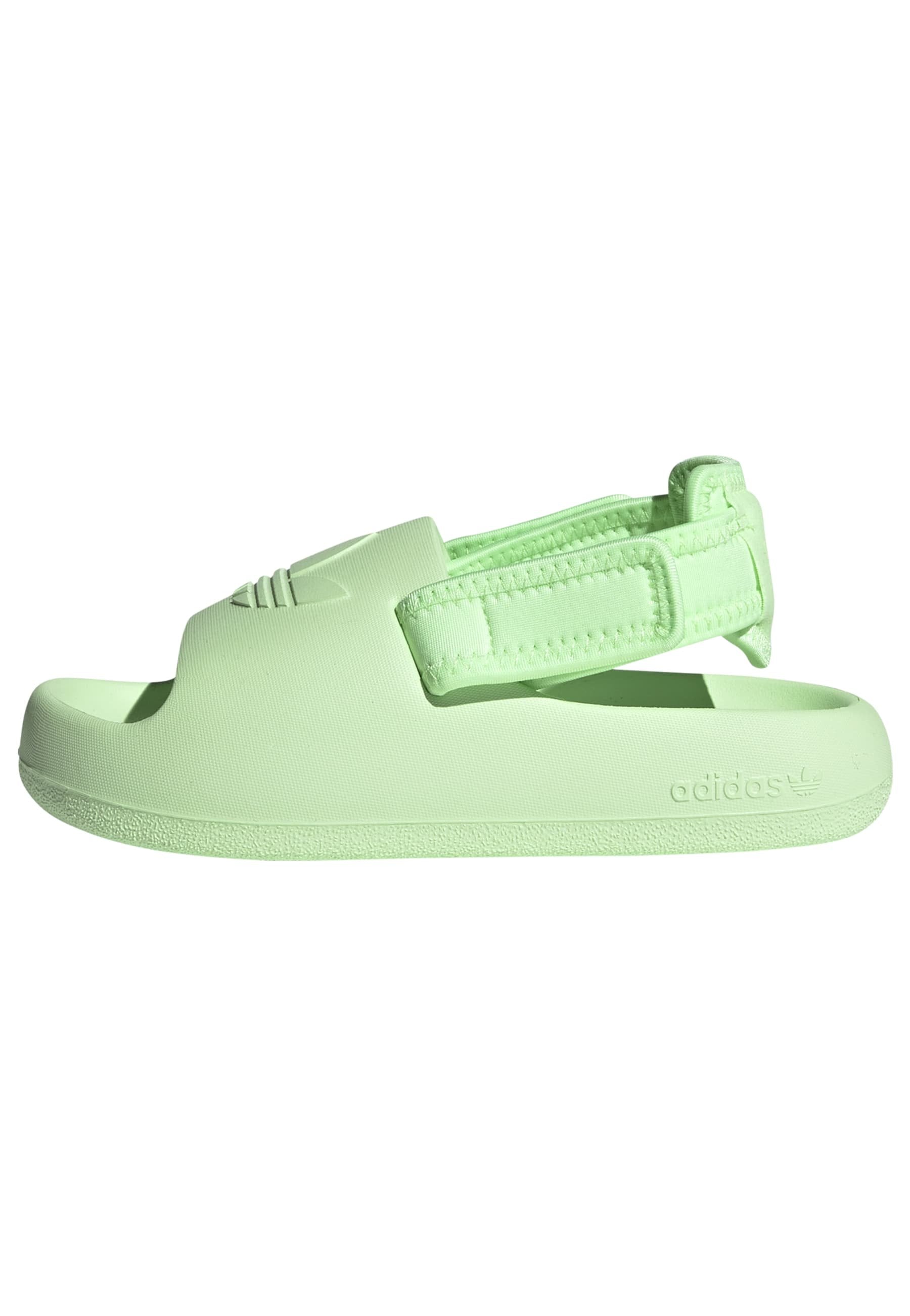 adidas Originals ADIFOM ADILETTE KIDS - Pool slides - green spark