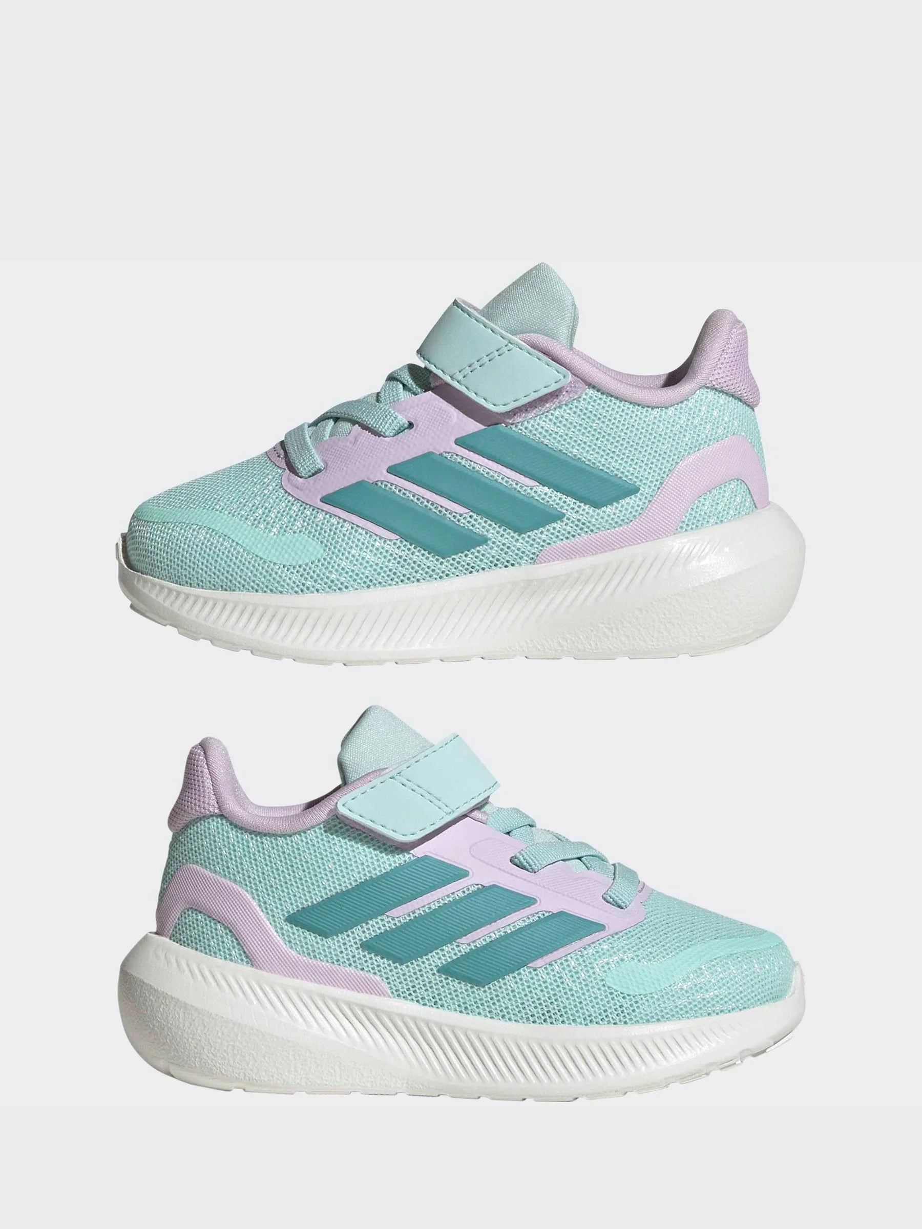adidas Green Runfalcon 5 Hook and Loop Easy On Infant Trainers