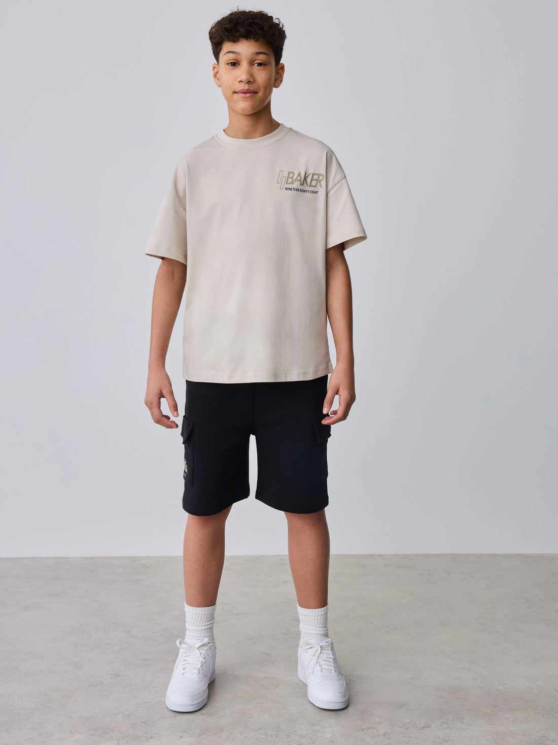 Baker by Ted Baker Oversized Graphic T-Shirt and Shorts Set