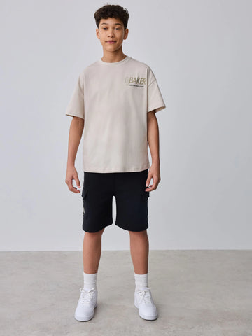 Baker by Ted Baker Oversized Graphic T-Shirt and Shorts Set