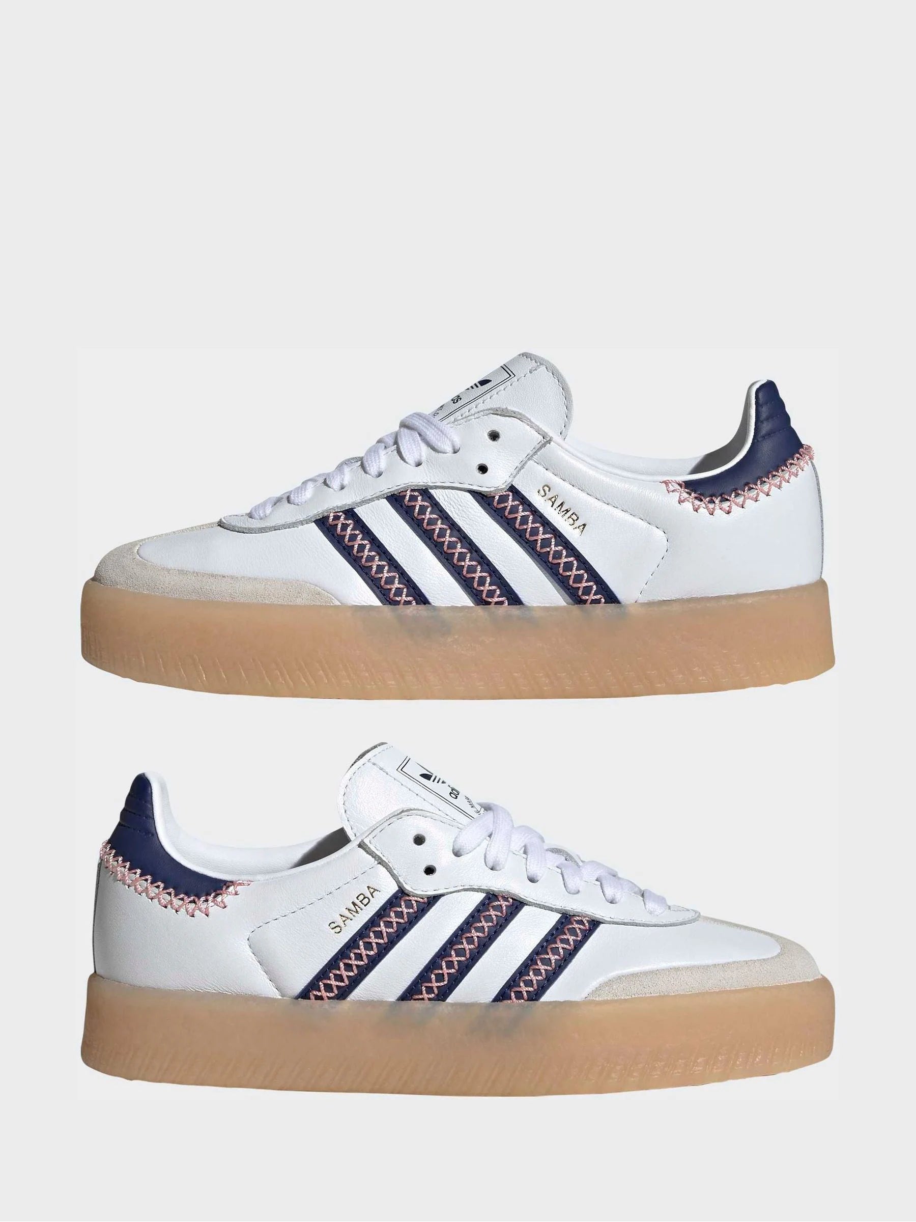 adidas Originals White Sambae Trainers