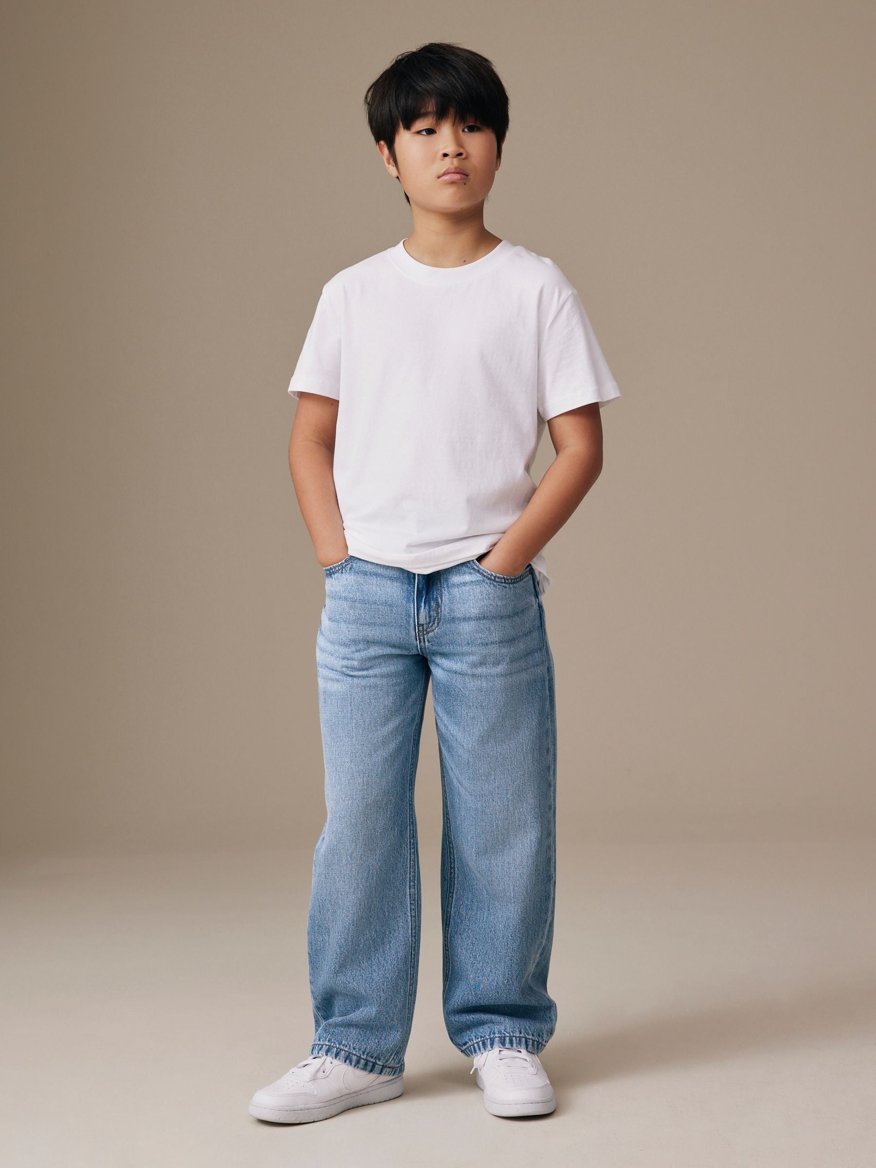Light Blue Denim Wide Fit Authentic Jeans (3-16yrs)