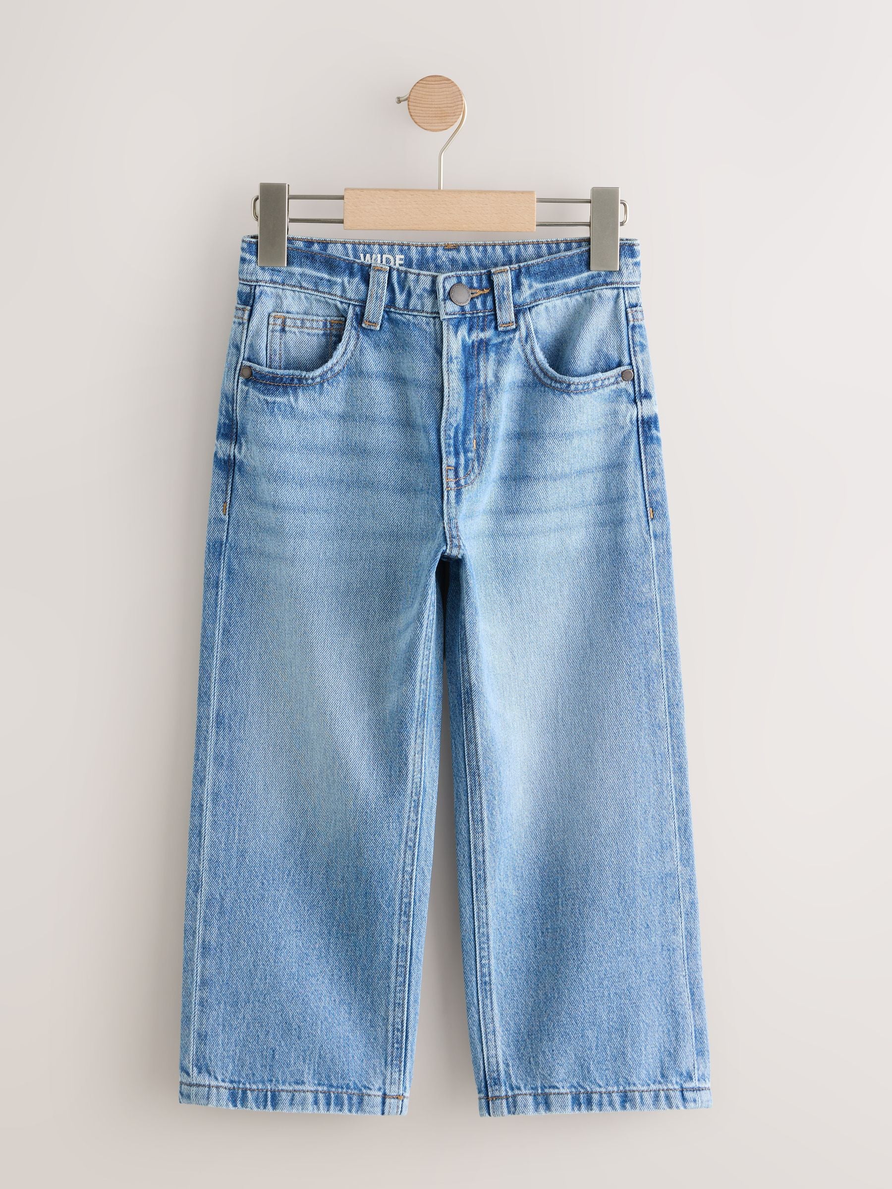 Light Blue Denim Wide Fit Authentic Jeans (3-16yrs)