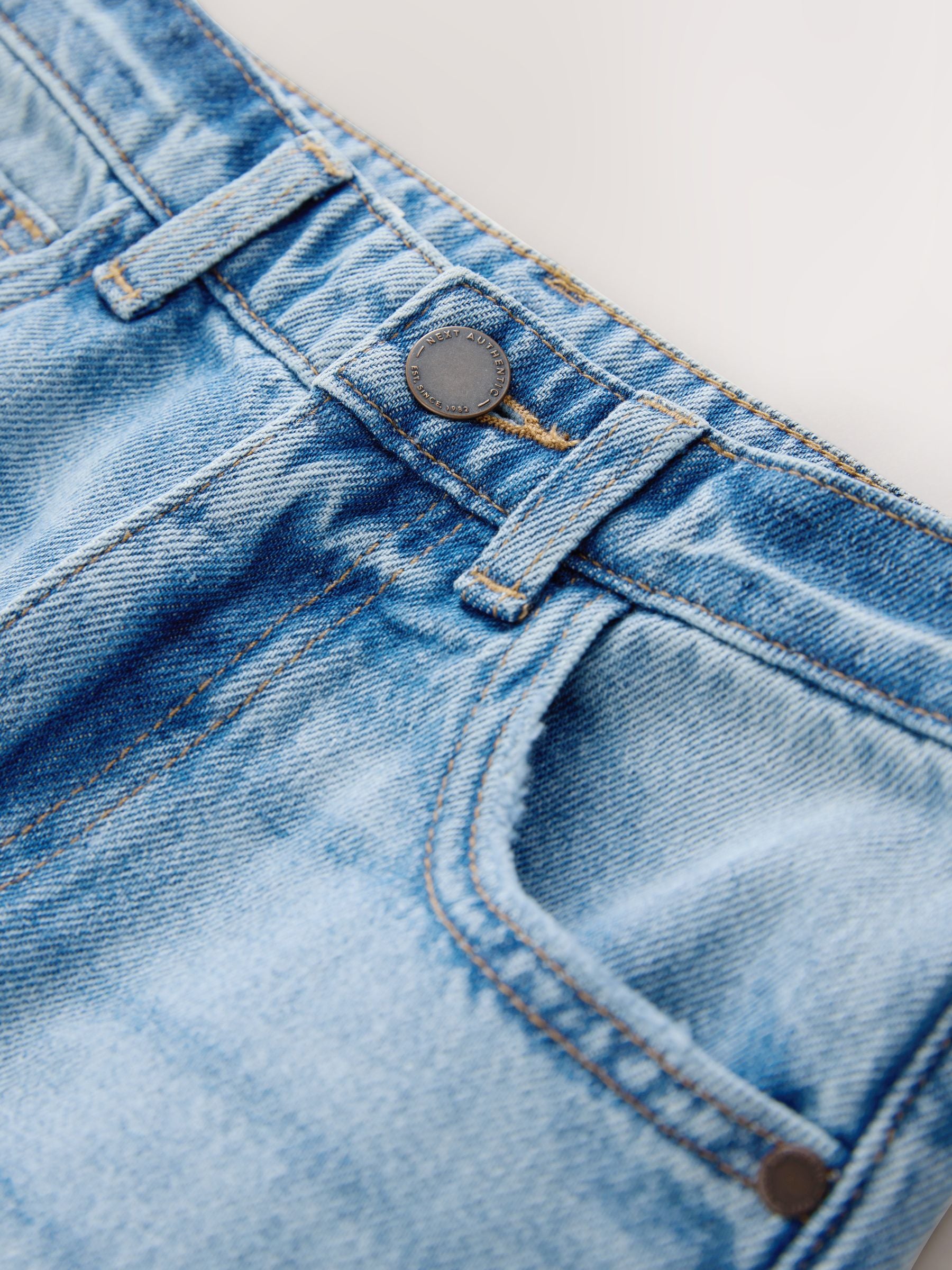 Light Blue Denim Wide Fit Authentic Jeans (3-16yrs)