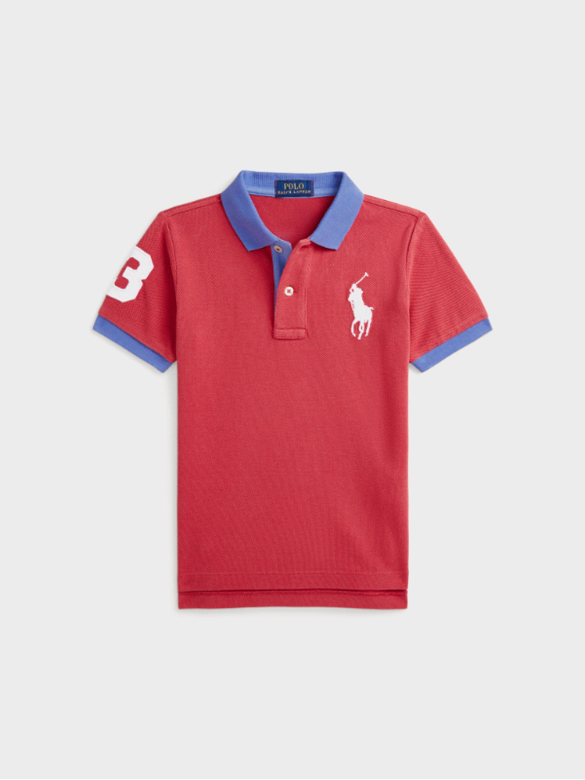 Polo Ralph Lauren - Boys Big Pony Cotton Mesh Polo Shirt
