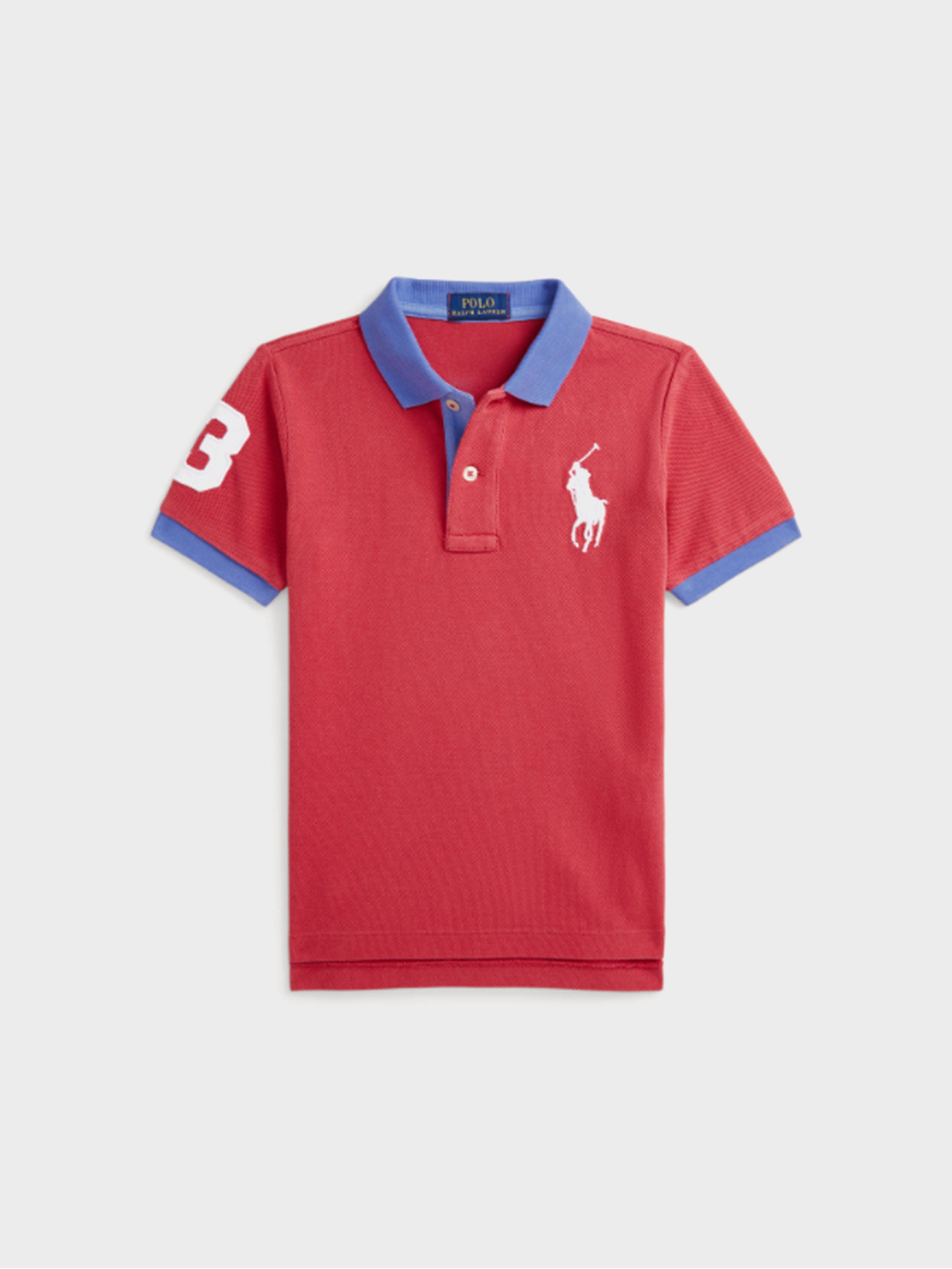 Polo Ralph Lauren - Boys Big Pony Cotton Mesh Polo Shirt