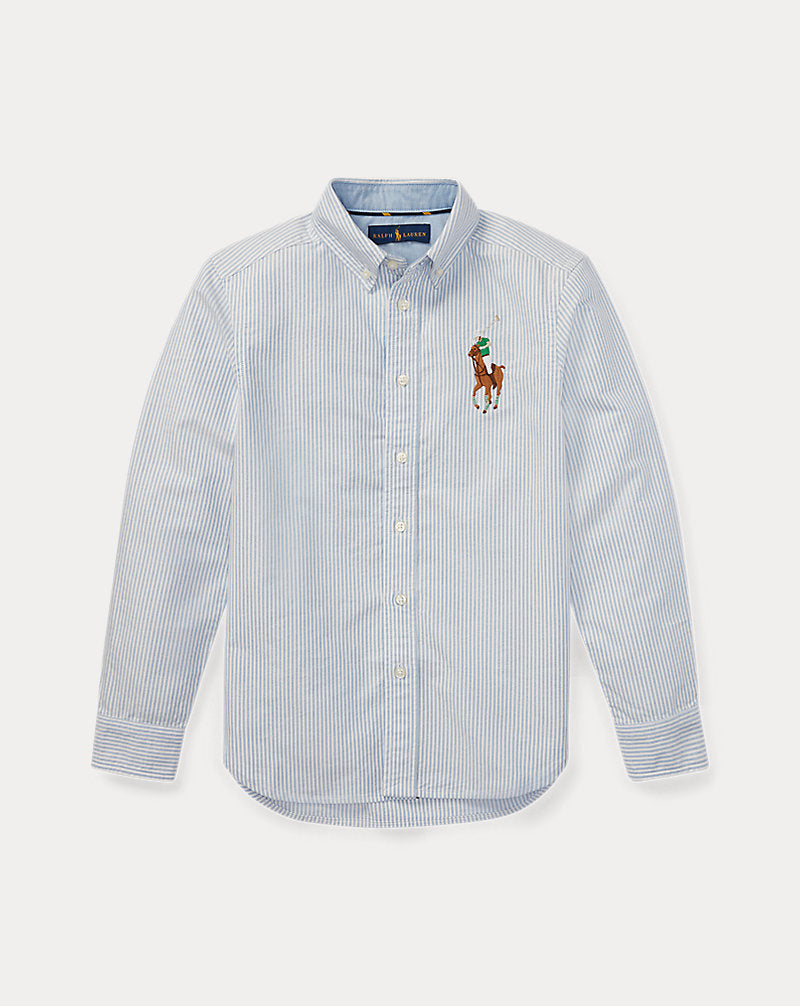 Big Pony Striped Oxford Shirt