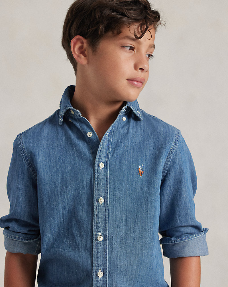 Cotton Chambray Shirt