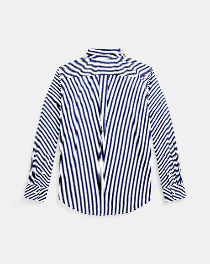 Striped Cotton Poplin Shirt