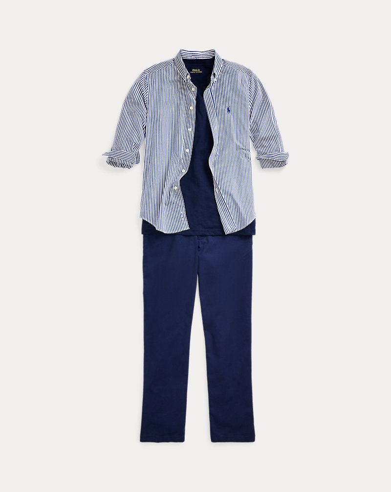 Striped Cotton Poplin Shirt