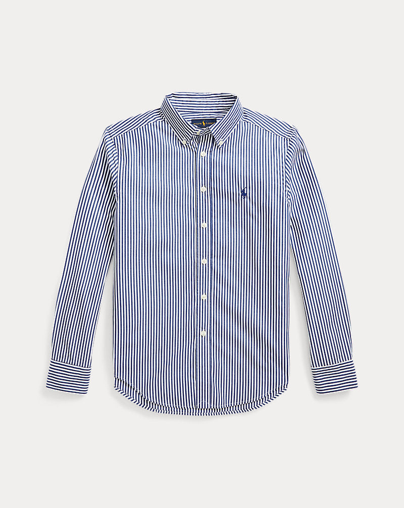 Striped Cotton Poplin Shirt