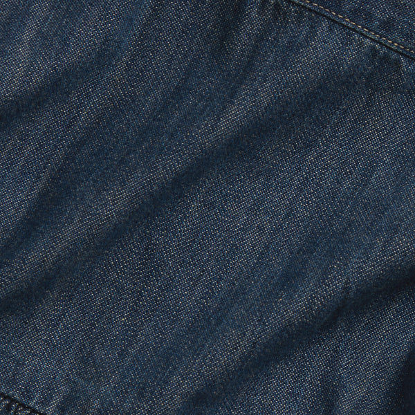 Cotton Denim Shirtdress & Bloomer
