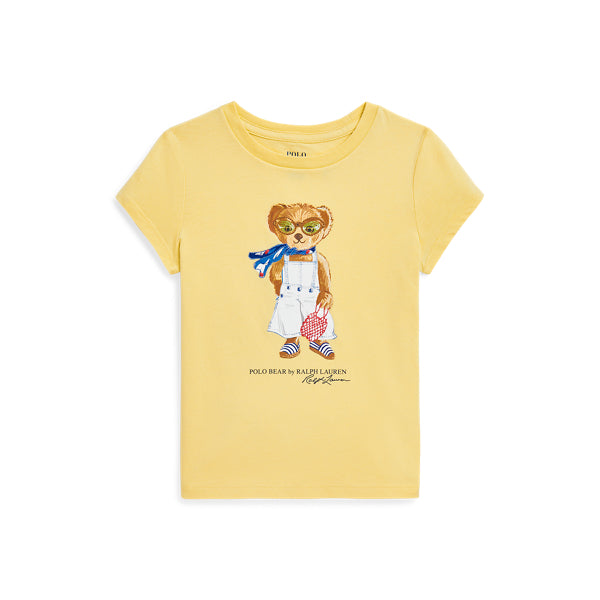 Polo Bear Cotton Jersey Tee