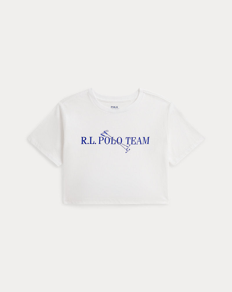 Polo Team Cotton Jersey Boxy Tee