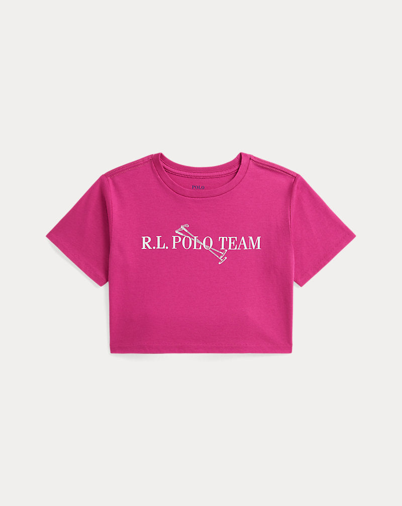 Polo Team Cotton Jersey Boxy Tee