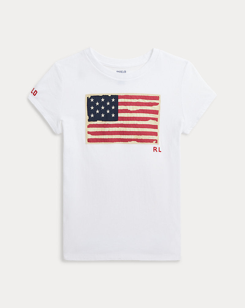 Flag Cotton Jersey Tee
