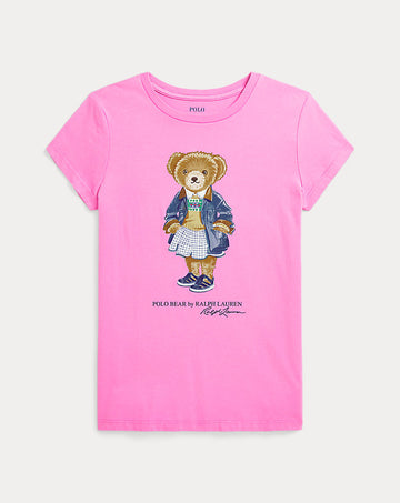 Polo Bear Cotton Jersey T-Shirt