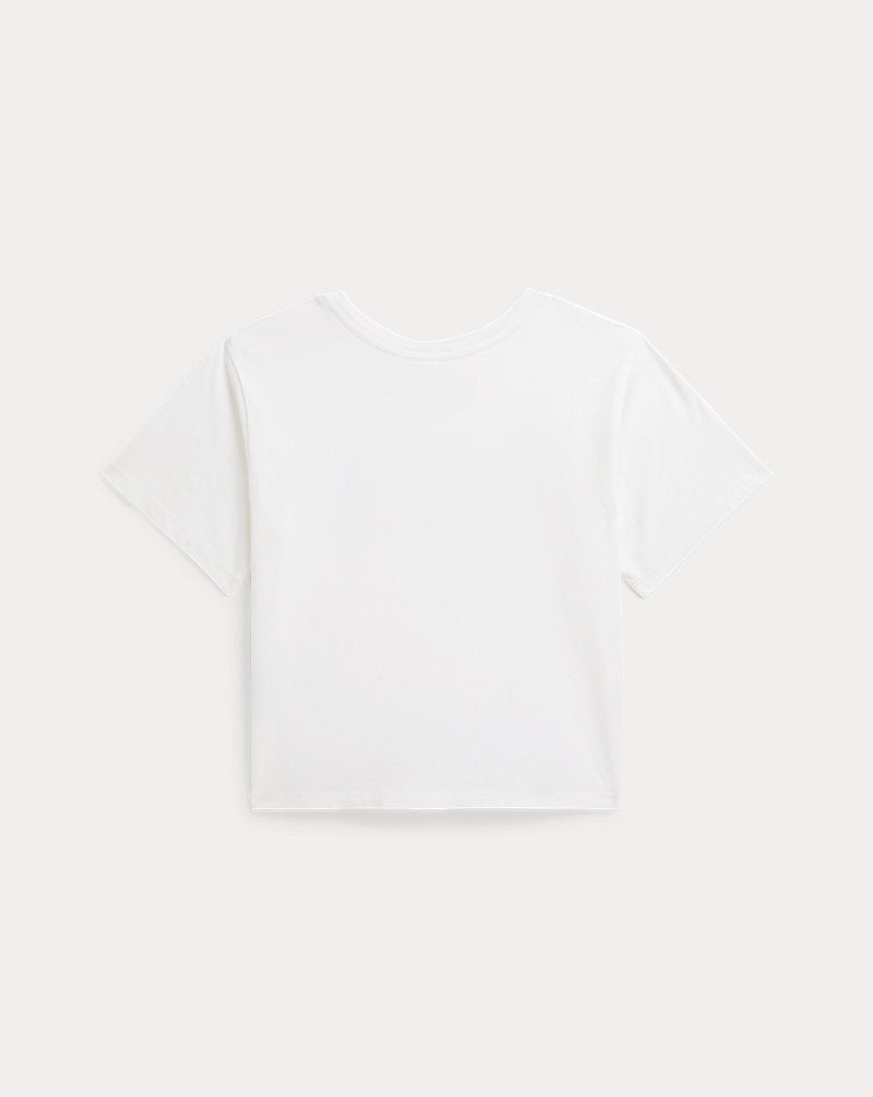 Logo Cotton Jersey Boxy Tee