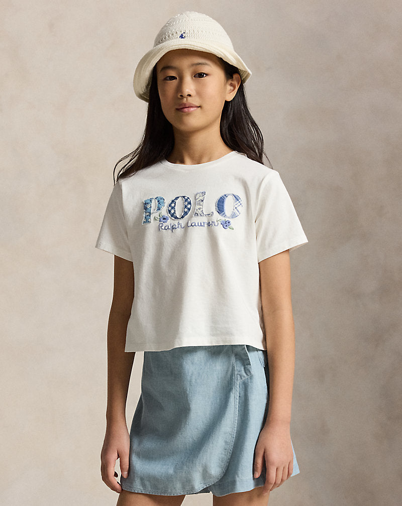 Logo Cotton Jersey Boxy Tee