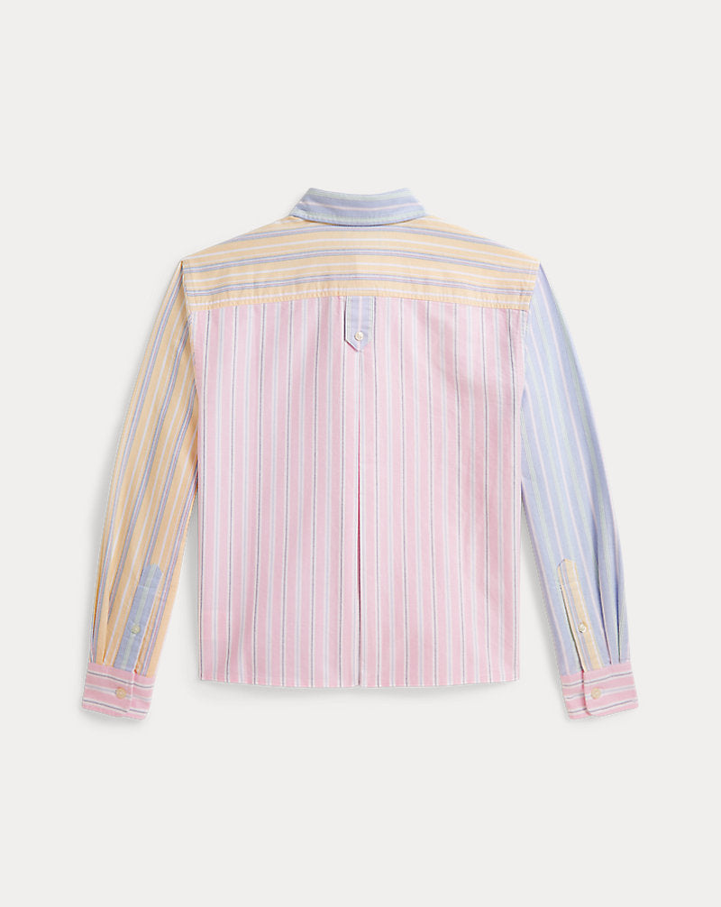 Striped Cotton Oxford Boxy Fun Shirt