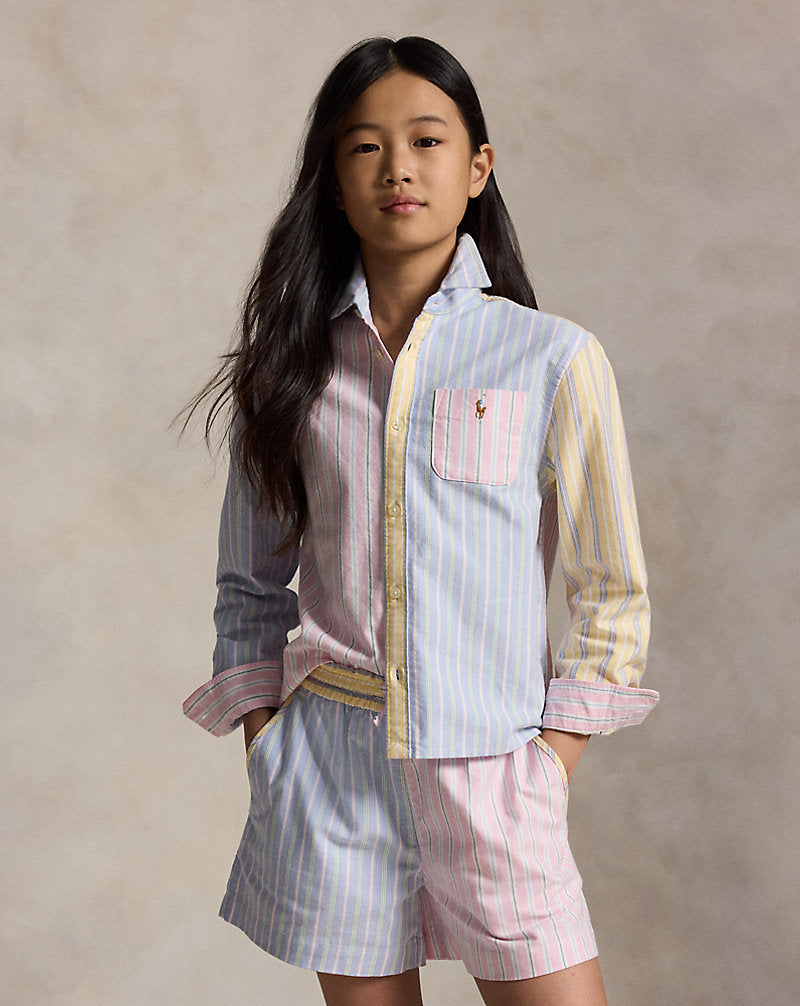 Striped Cotton Oxford Boxy Fun Shirt