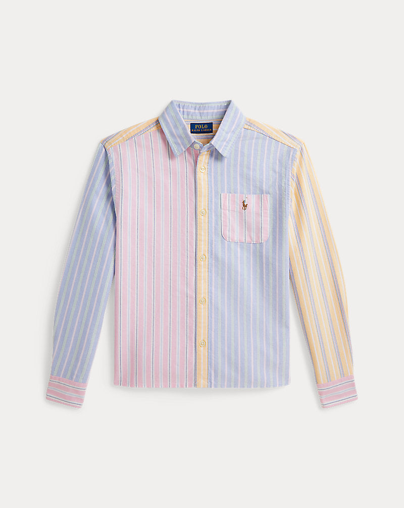Striped Cotton Oxford Boxy Fun Shirt
