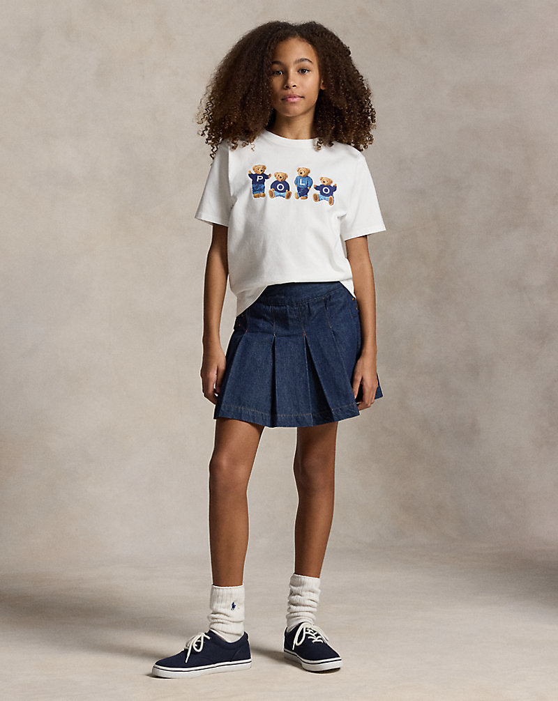 Polo Bear Logo Cotton Jersey Tee