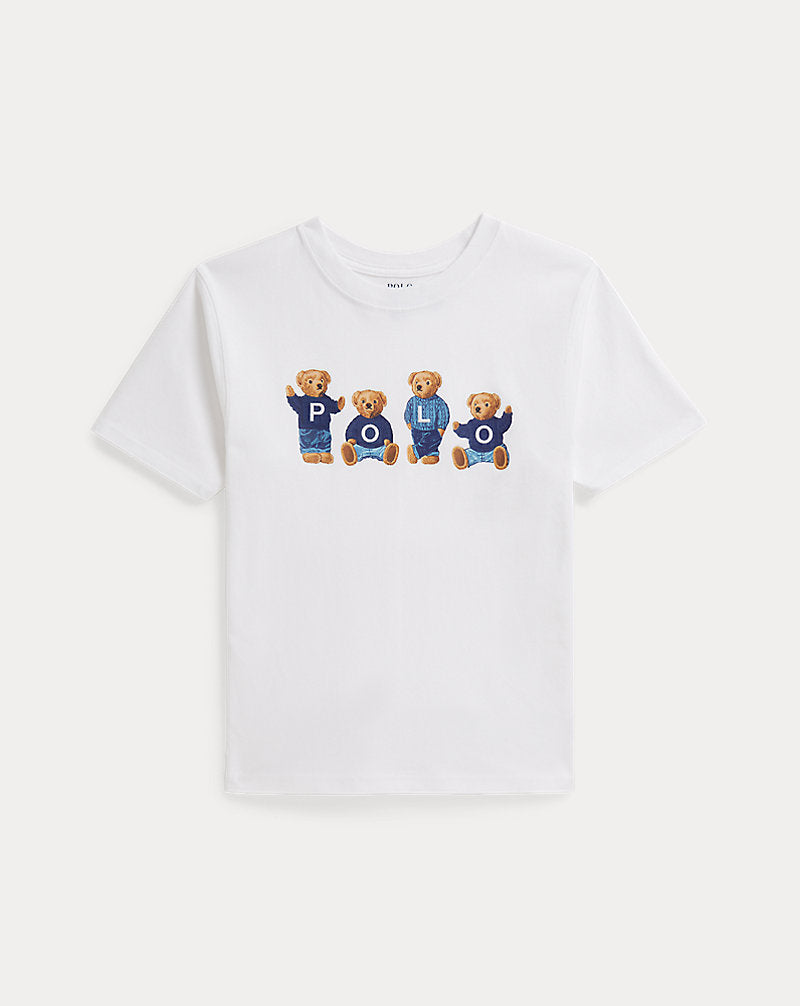 Polo Bear Logo Cotton Jersey Tee