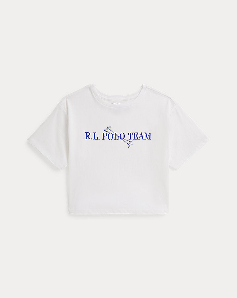 Polo Team Cotton Jersey Boxy Tee