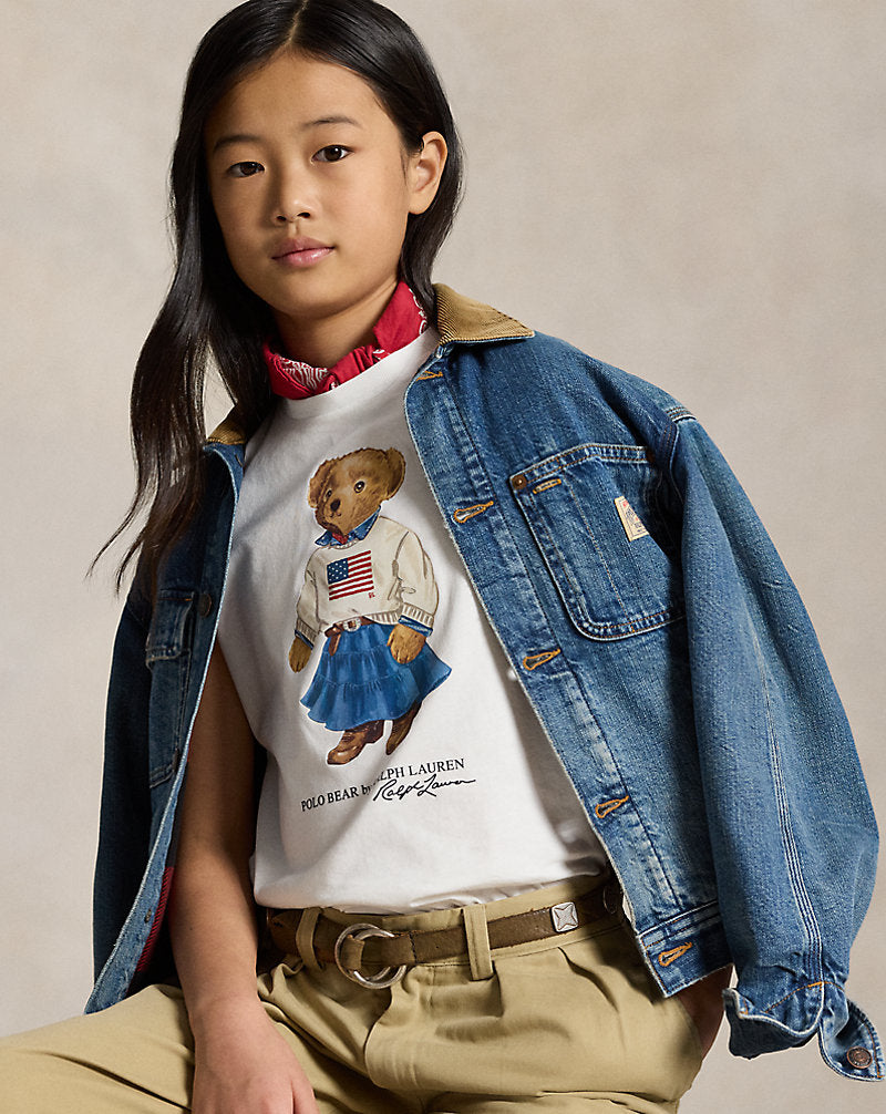 Polo Bear Cotton Jersey Tee