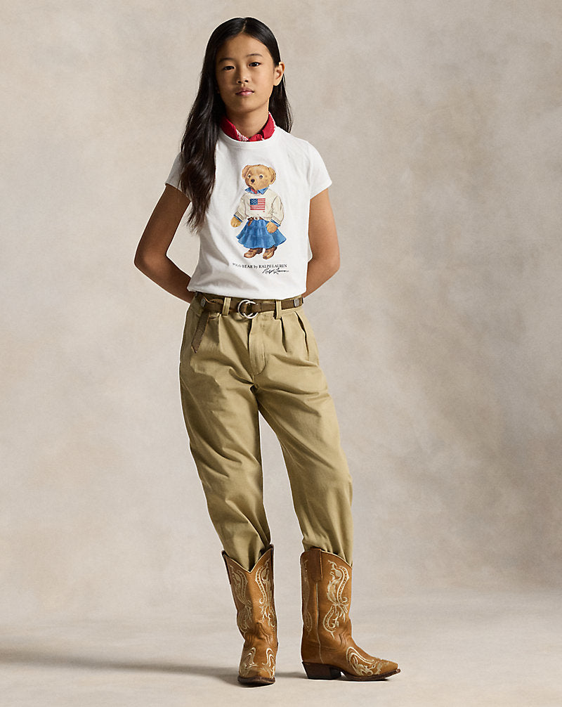 Polo Bear Cotton Jersey Tee