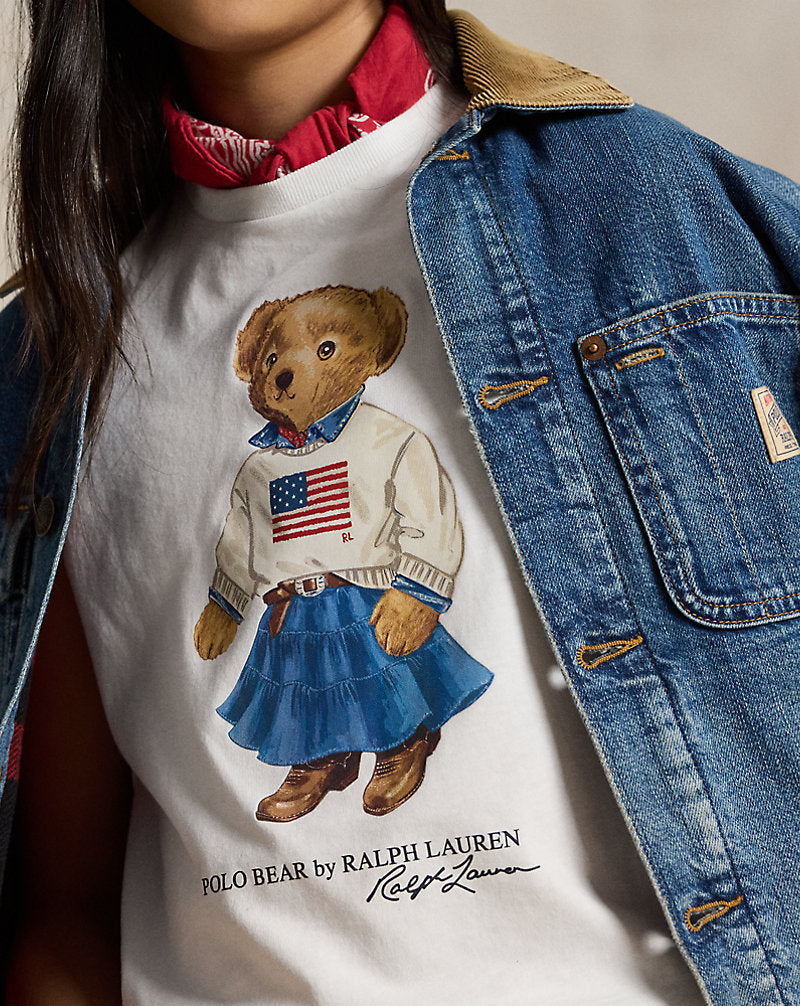 Polo Bear Cotton Jersey Tee