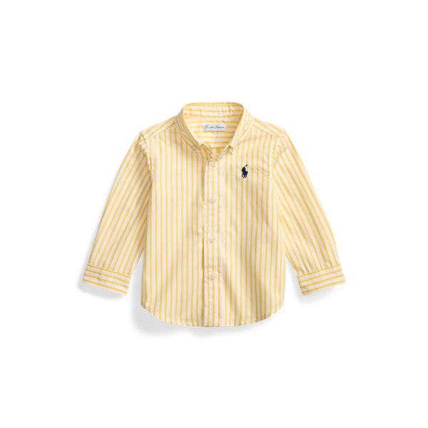 Striped Cotton Poplin Shirt by Ralph Lauren for Baby Boy