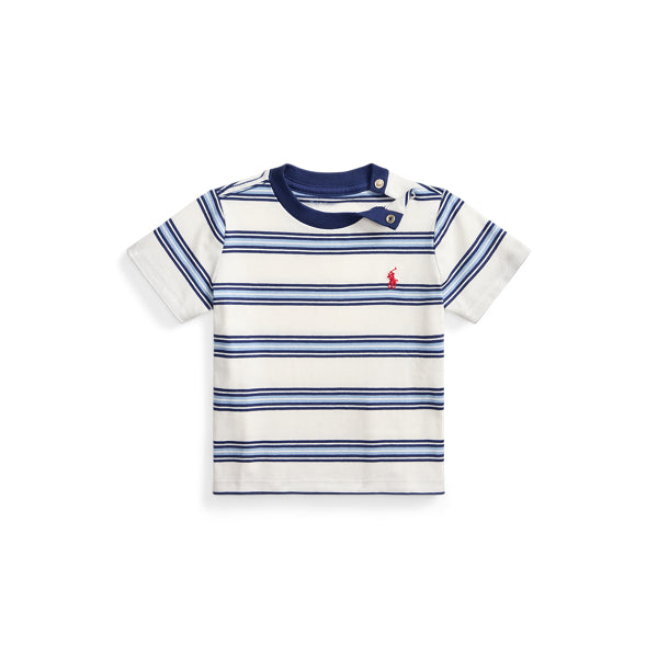 Striped Cotton Jersey Tee