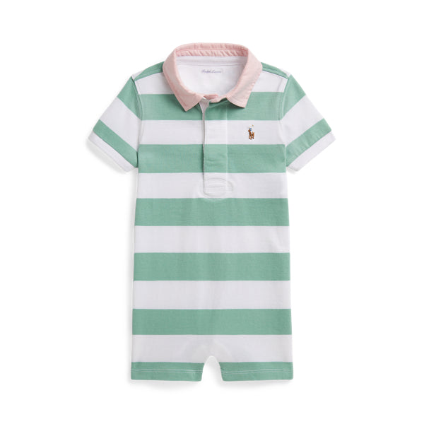 Striped Cotton Rugby Shortall