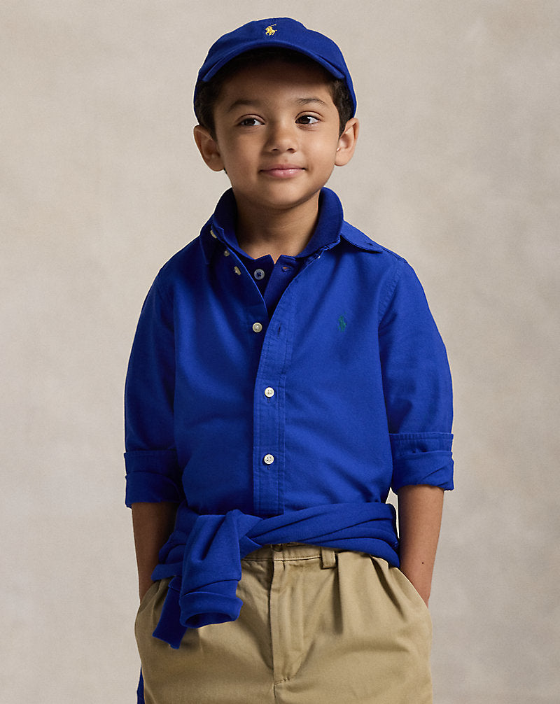 Garment-Dyed Cotton Oxford Shirt