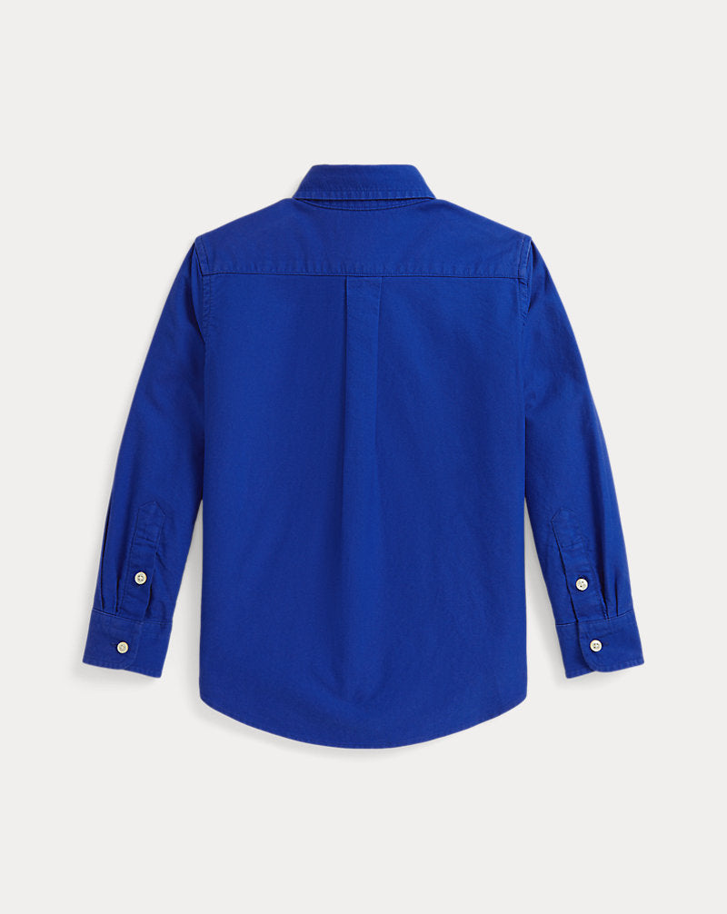 Garment-Dyed Cotton Oxford Shirt